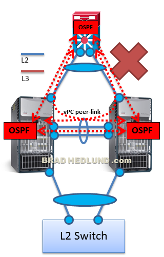 Router attached via vPC - peering with Nexus 7000